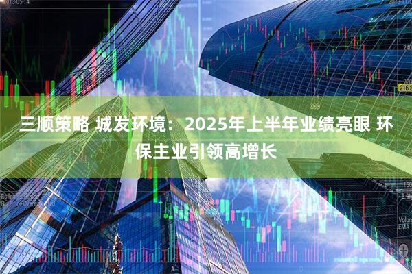 三顺策略 城发环境：2025年上半年业绩亮眼 环保主业引领高增长